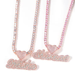 Blush Heart Custom Necklace