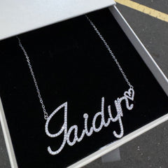 Glam Cursive Custom Name Necklace