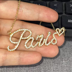 Glam Cursive Custom Name Necklace