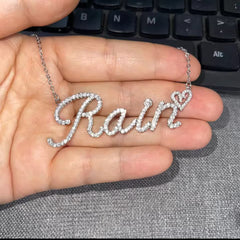 Glam Cursive Custom Name Necklace