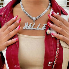 High Gloss Custom Name Necklace