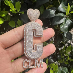 Initial Affection Custom Name Pendant