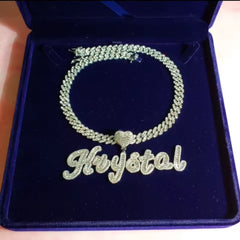 Luxe Heart Name Necklace