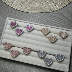 Radiant Baguette Heart Ring