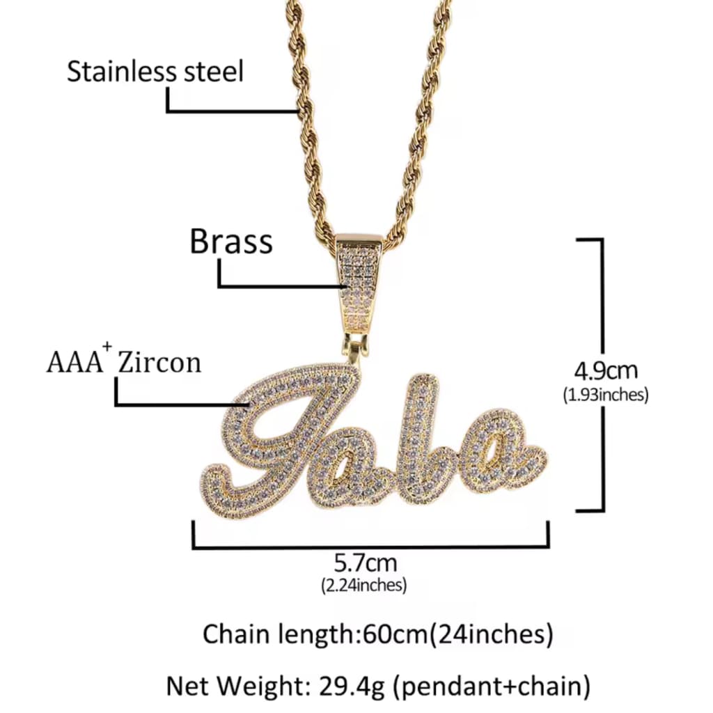 Aurora Custom Name Necklace