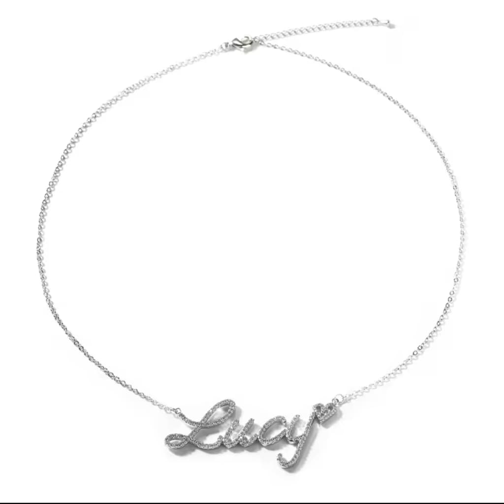 Glam Cursive Custom Name Necklace