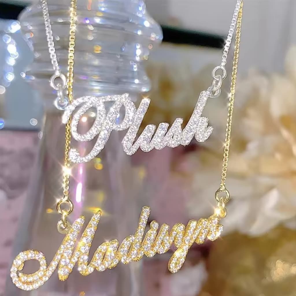 Glam Cursive Custom Name Necklace