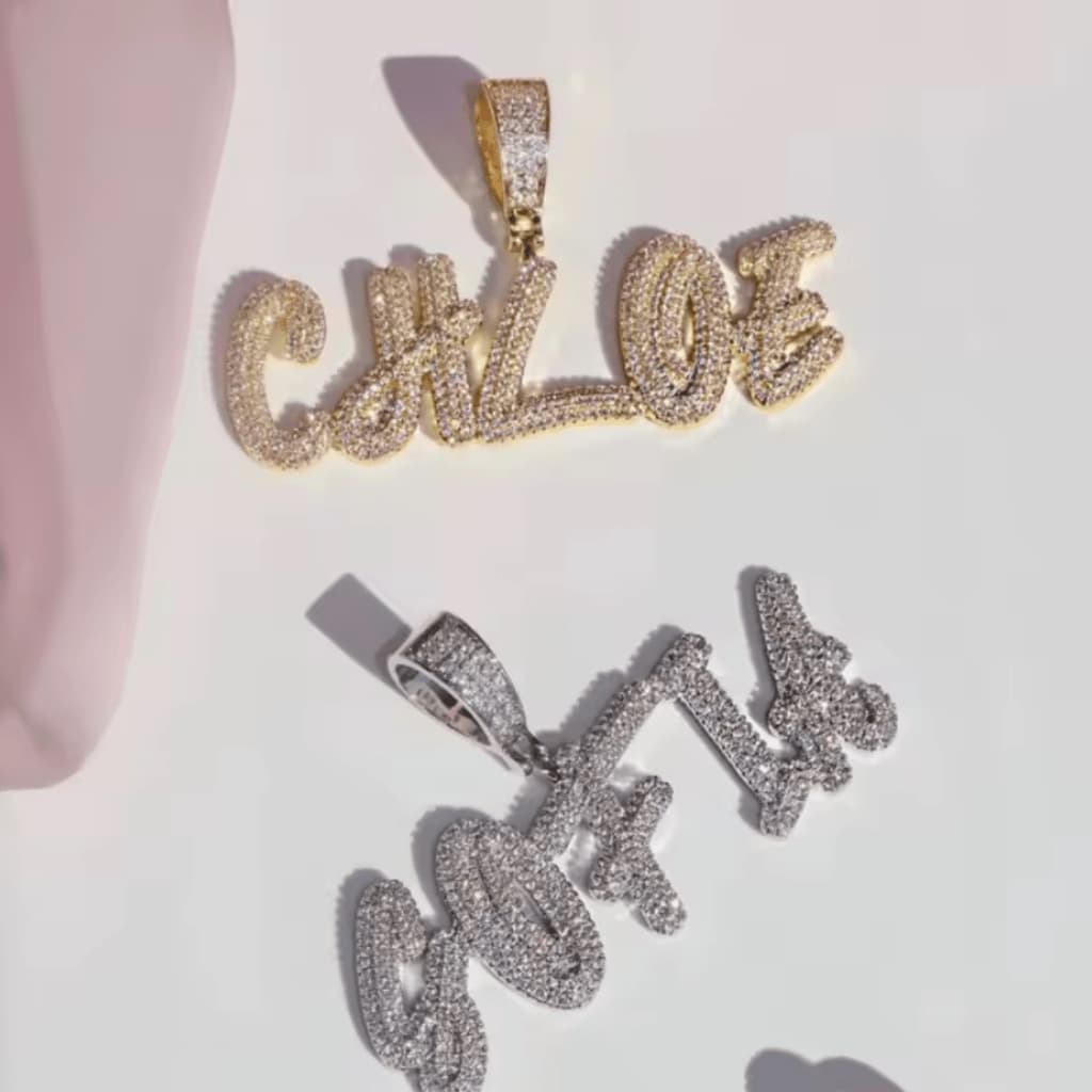 High Gloss Custom Name Necklace