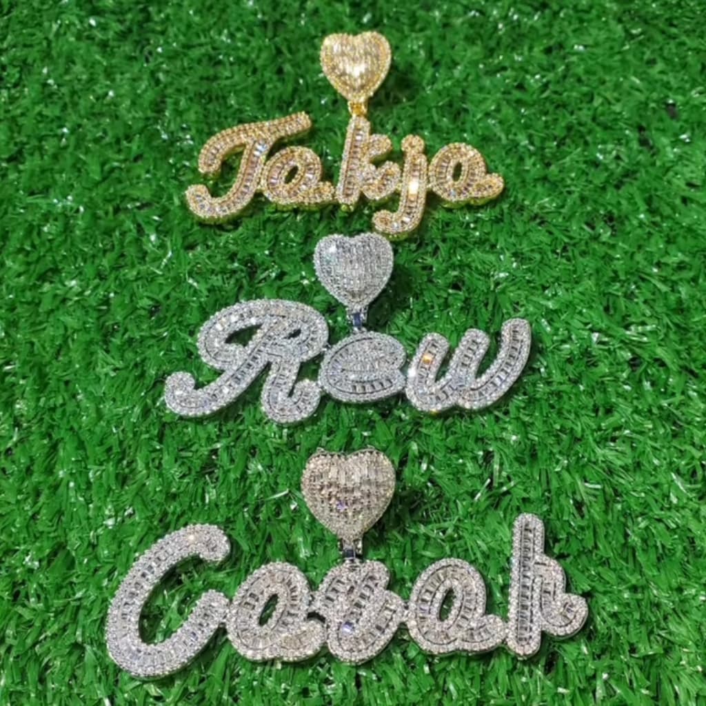 Luxe Heart Name Necklace