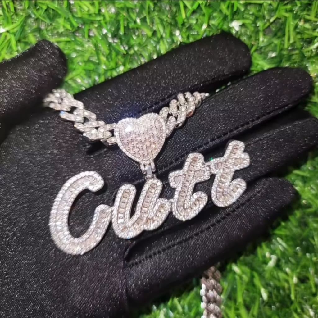 Luxe Heart Name Necklace