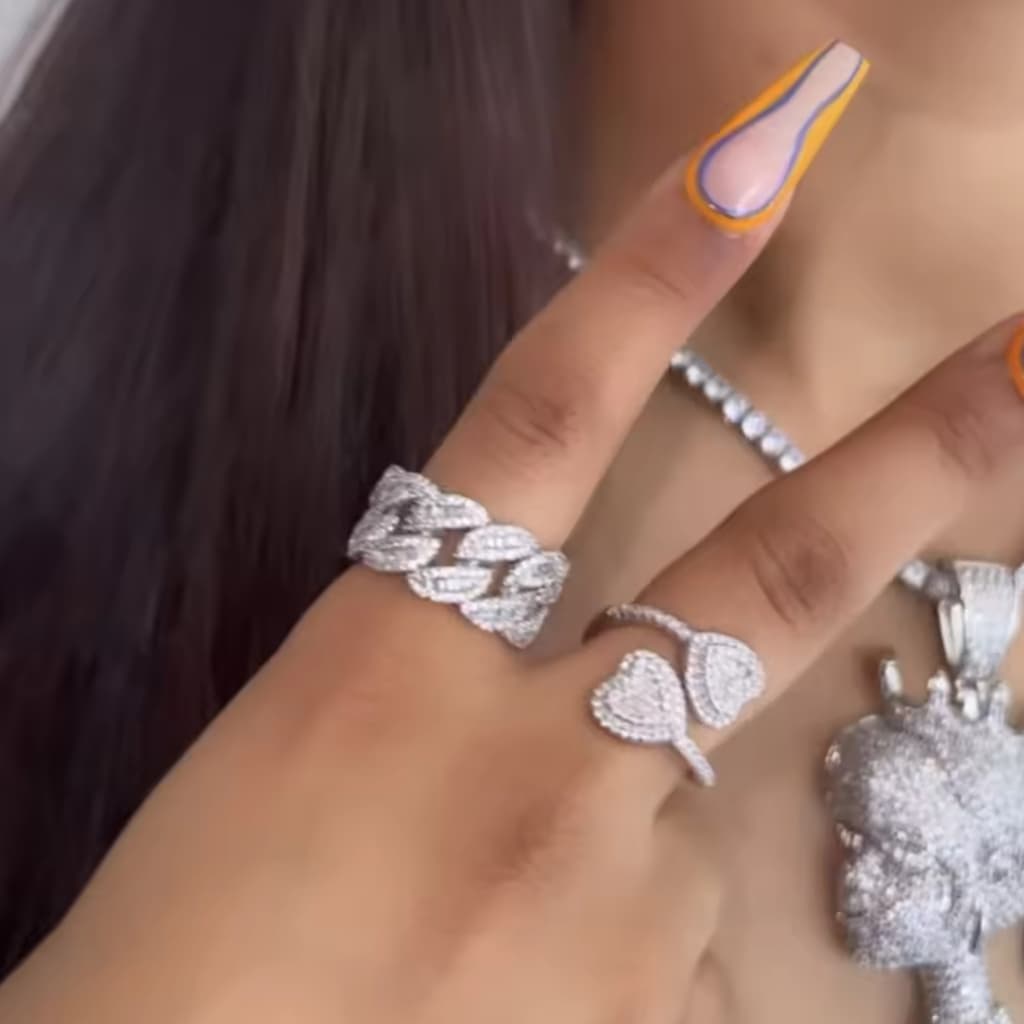 Twin Hearts Ring
